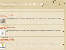 Tablet Screenshot of marionconway.com
